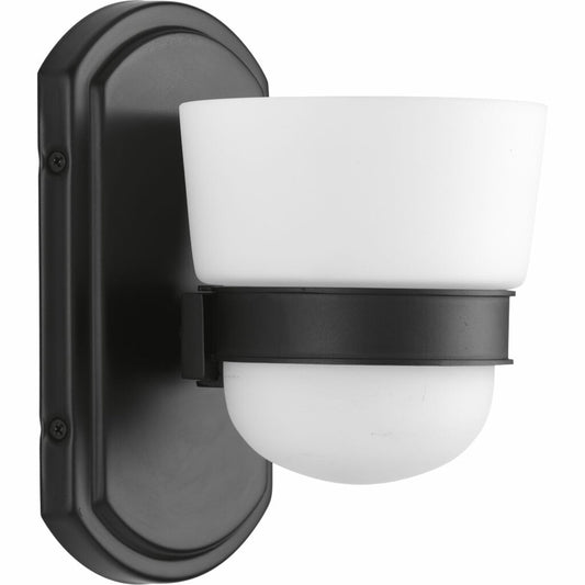 Progress Lighting P300076-031 Fixture Etched opal glass shades are
