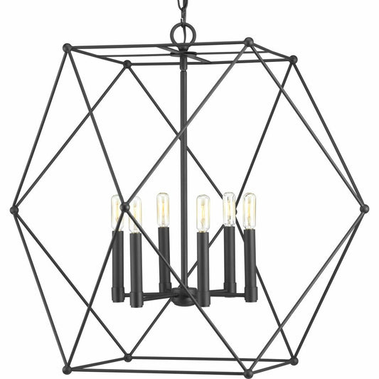 Progress Lighting P500084-031 Fixture Spatial showcases a modern form