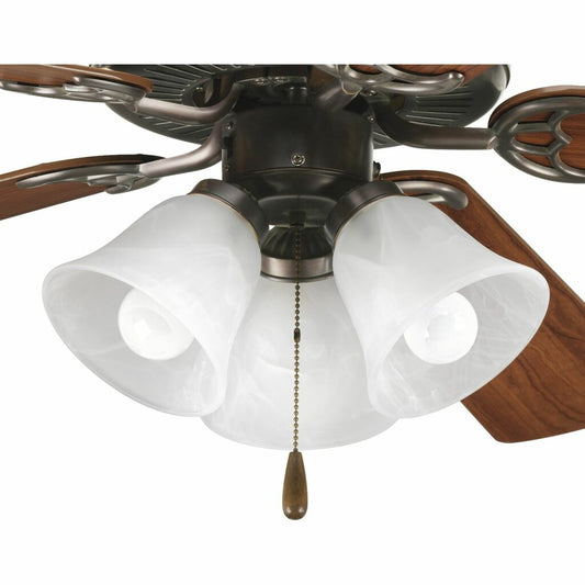 Progress Lighting P2600-20WB Fixture Three-light kit with white washed