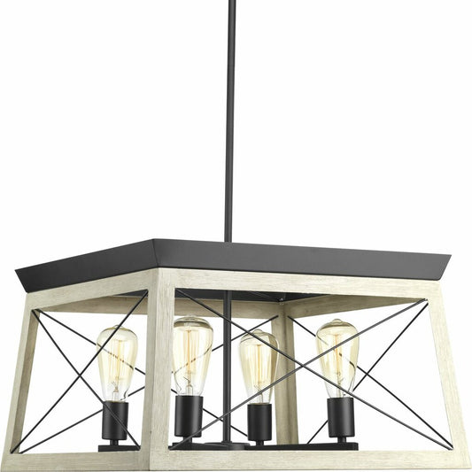 Progress Lighting P400047-143 Fixture Create a rustic atmosphere with
