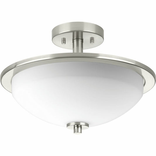 Progress Lighting P3424-09 Fixture The two-light semi-flush from the