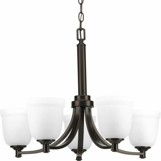 Progress Lighting P400053-020 Fixture Topsail features a graceful