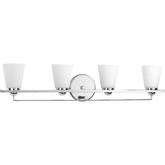 Progress Lighting P300003-015 Bath Fixture The four-light Flight bath