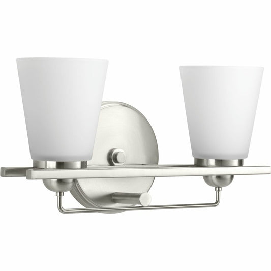 Progress Lighting P300001-009 Bath Fixture The two-light Flight bath