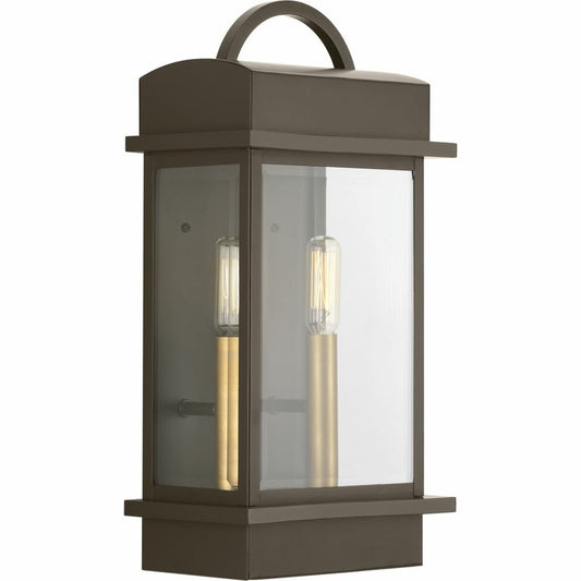 Progress Lighting P560002-020 Fixture A classic two-light wall lantern