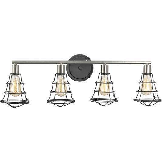 Progress Lighting P300031-143 Bath Fixture Inspired by industrial