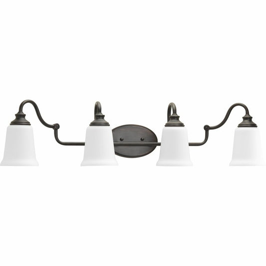 Progress Lighting P300027-074 Bath Fixture A Victorian-inspired bath