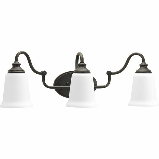 Progress Lighting P300026-074 Bath Fixture A Victorian-inspired bath