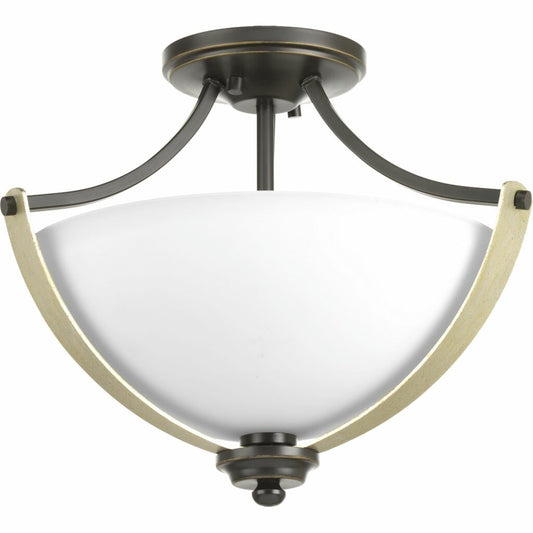 Progress Lighting P350034-020 Fixture Mixed finishes of Antique Bronze