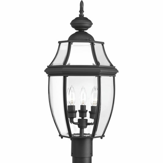 Progress Lighting P6433-31 Fixture A Black finish complements clear