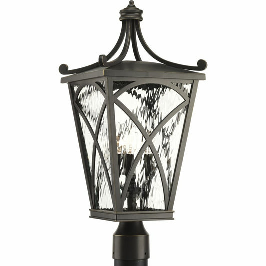 Progress Lighting P6442-108 Fixture The Cadence three-light post