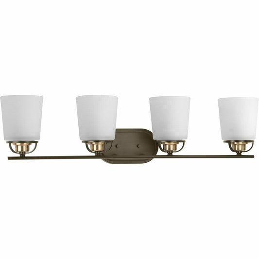 Progress Lighting P300007-020 Bath Fixture A modern form with