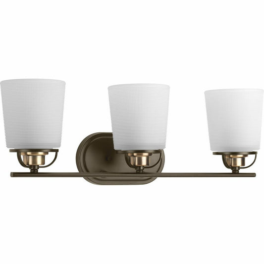 Progress Lighting P300006-020 Bath Fixture A modern form with