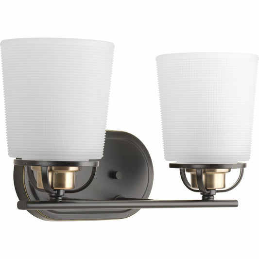 Progress Lighting P300005-020 Bath Fixture A modern form with