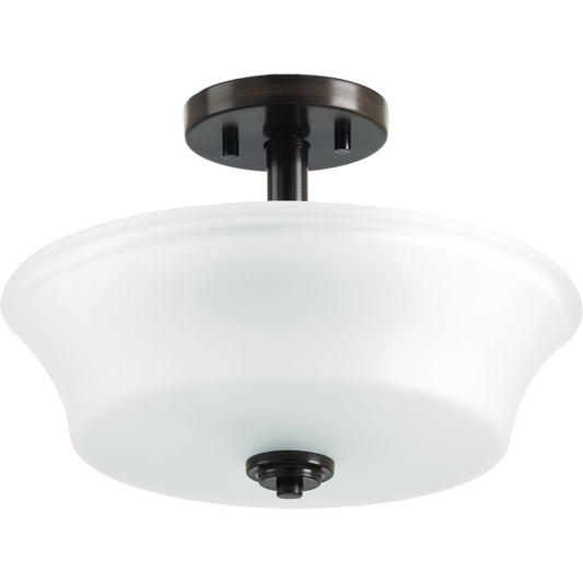 Progress Lighting P3644-20 Fixture Two-light semi-flush convertible