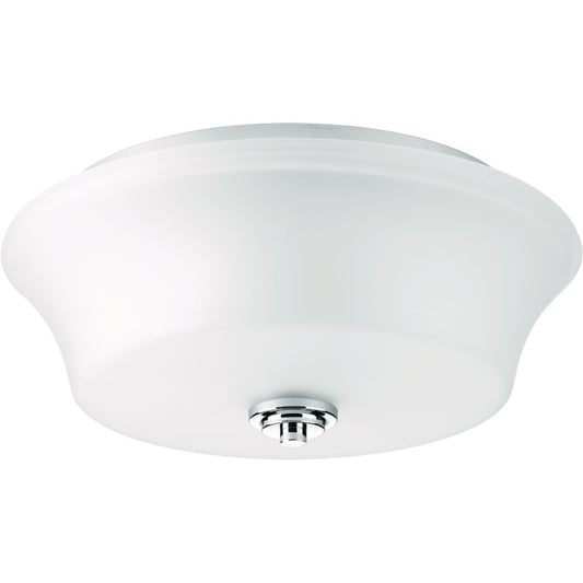 Progress Lighting P3633-15 Fixture Two-light flush mount with smooth