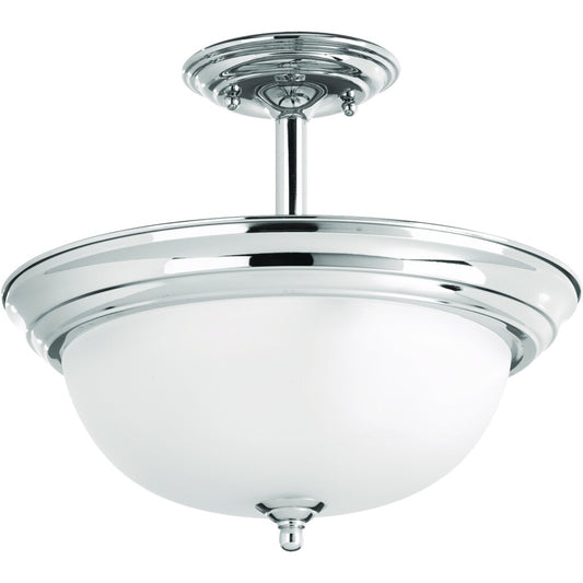 Progress Lighting P3927-15ET Fixture Two-light semi-flush/convertible