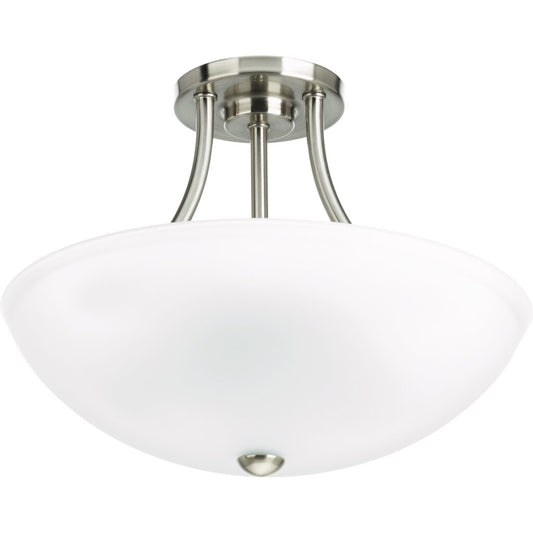 Progress Lighting P3748-09 Fixture Two-light semi-flush/convertible