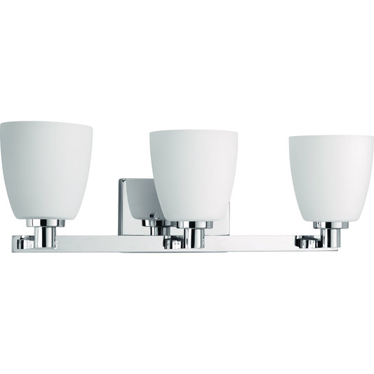 Progress Lighting P2167-15 Bath Fixture The three-light bath fixture