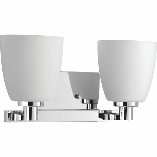 Progress Lighting P2166-15 Bath Fixture The two-light bath fixture
