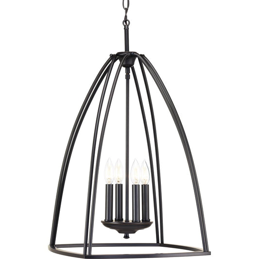 Progress Lighting P3787-20 Fixture The four-light 16-3/4 in foyer the