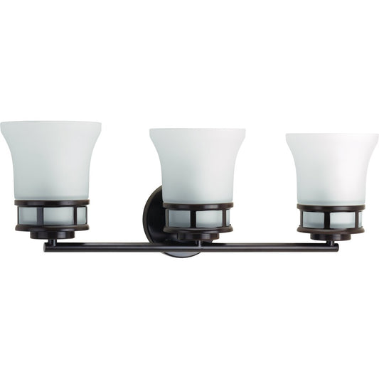 Progress Lighting P2148-20 Bath Fixture Three-light bath & vanity with