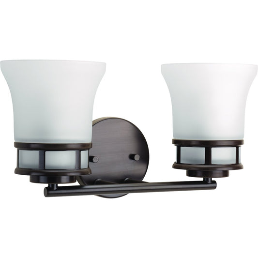 Progress Lighting P2147-20 Bath Fixture Two-light bath & vanity with