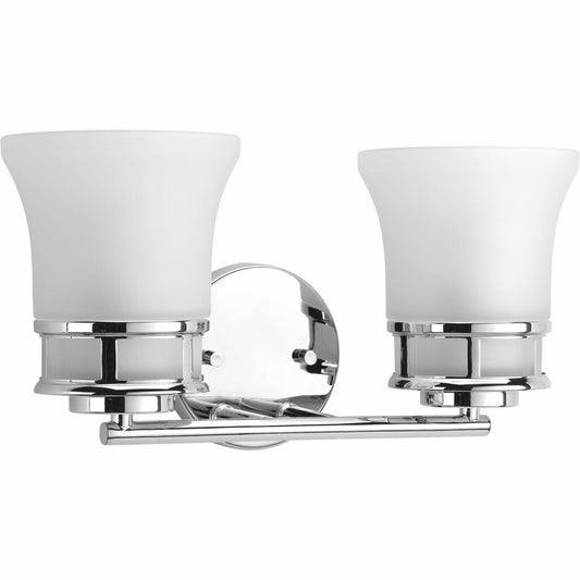 Progress Lighting P2147-15 Bath Fixture Two-light bath & vanity with