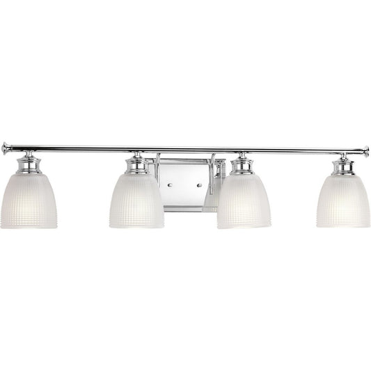 Progress Lighting P2118-15 Bath Fixture Four-light bath from the Lucky