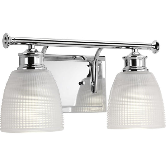 Progress Lighting P2116-15 Bath Fixture Two-light bath from the Lucky