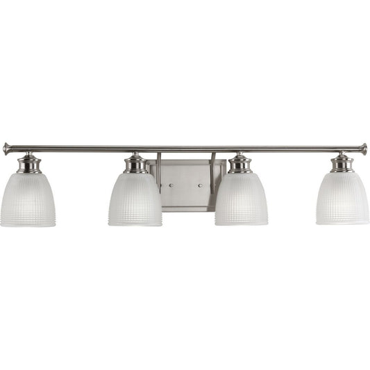 Progress Lighting P2118-09 Bath Fixture Four-light bath from the Lucky