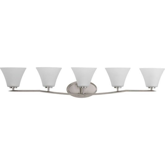 Progress Lighting P2016-09 Bath Fixture Five-light bath finished in