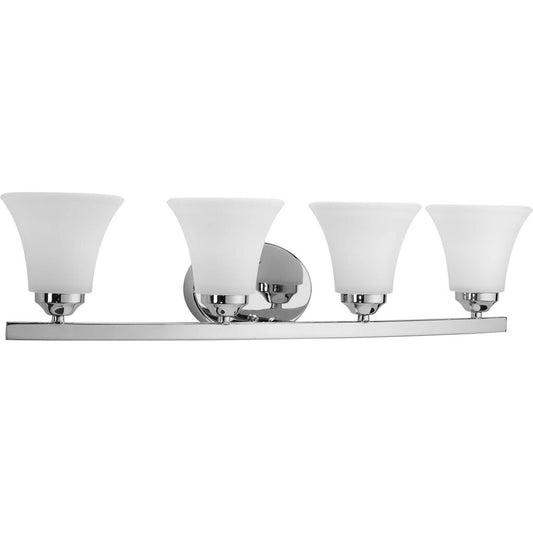 Progress Lighting P2011-15 Bath Fixture Adorn features a sweeping