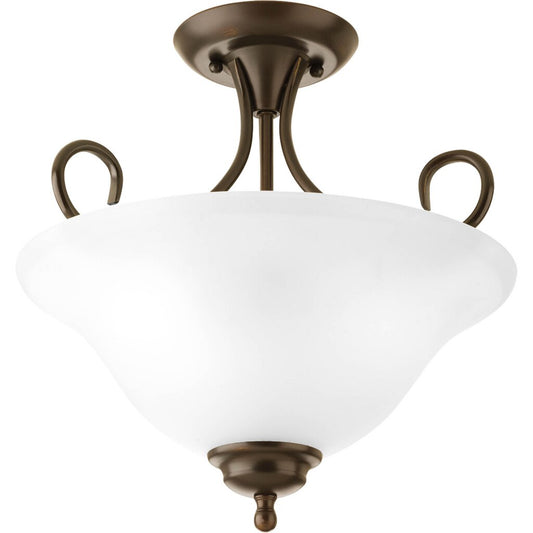 Progress Lighting P3460-20ET Close-To-Ceiling Fixture Two-light 13-1/4