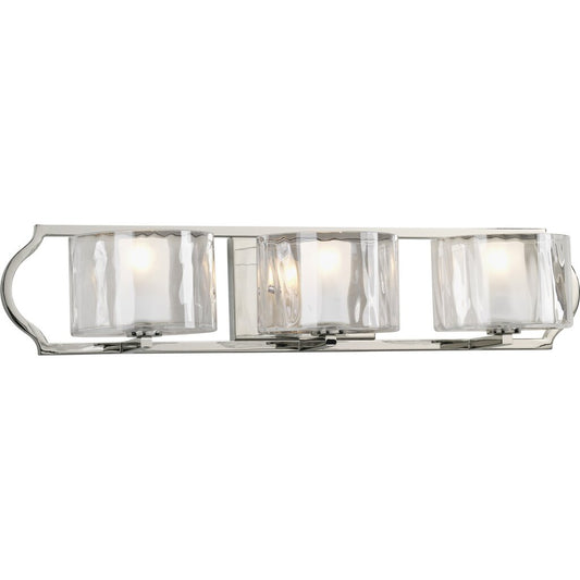 Progress Lighting P3077-104WB Bath Fixture Three-light bath fixture