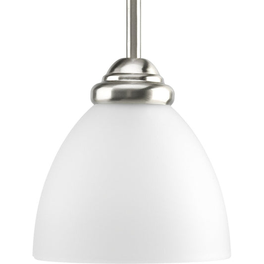 Progress Lighting P5131-09 Pendant Fixture One-light Brushed Nickel