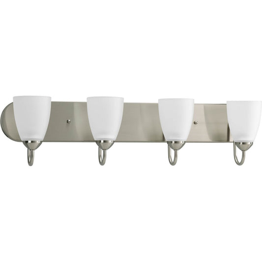 Progress Lighting P2709-09 Bath Fixture Gather possesses a smart