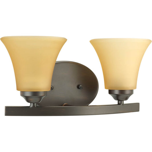 Progress Lighting P2009-20 Bath Fixture Adorn features a sweeping