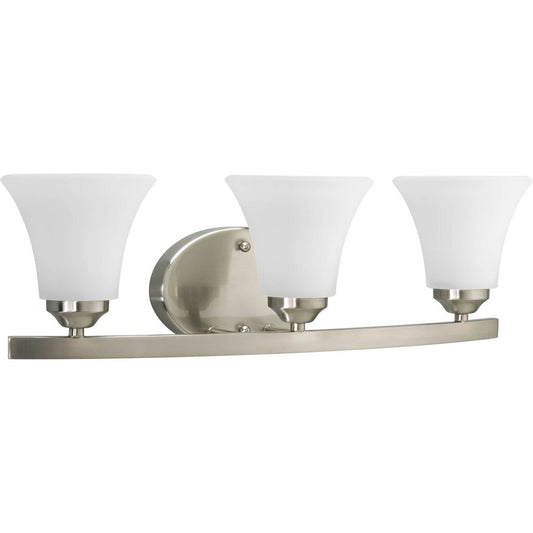 Progress Lighting P2010-09 Bath Fixture Adorn features a sweeping