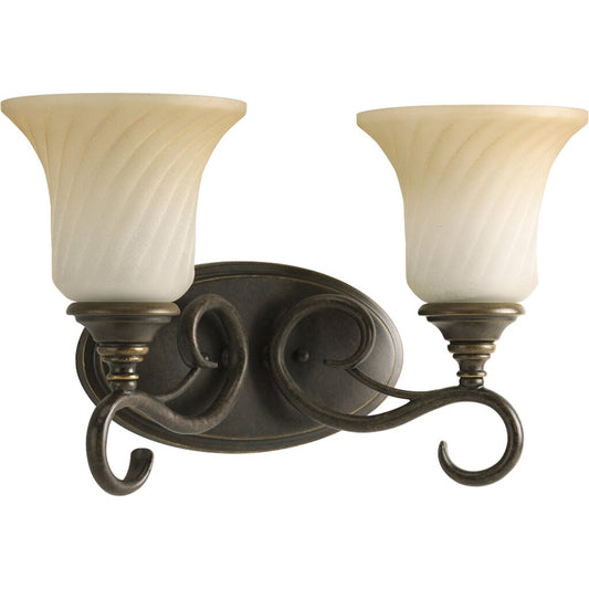 Progress Lighting P2784-77 Bath Fixture The casual comfortable feel of