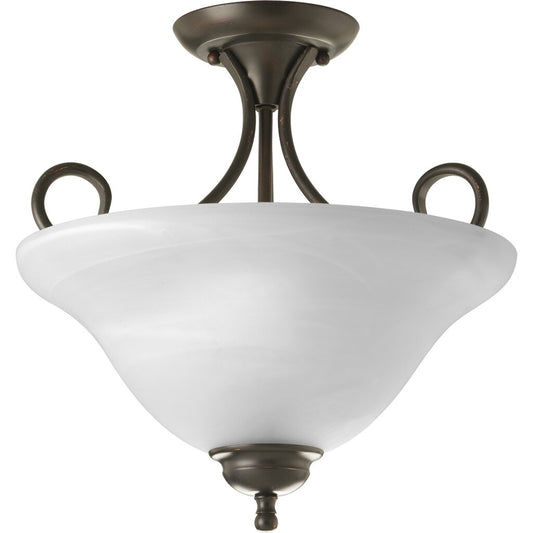 Progress Lighting P3460-20 Close-To-Ceiling Fixture Two-light 13-1/4