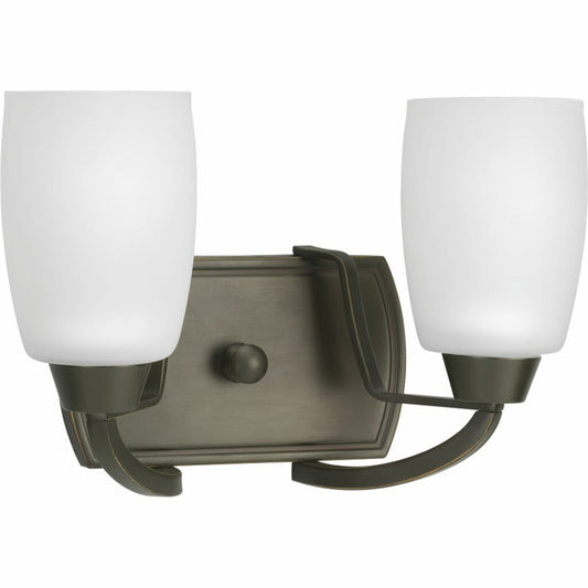 Progress Lighting P2795-20 Bath Fixture Sweeping arching elegant arms