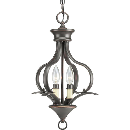 Progress Lighting P3806-20 Fixture Two-light foyer fixture featuring