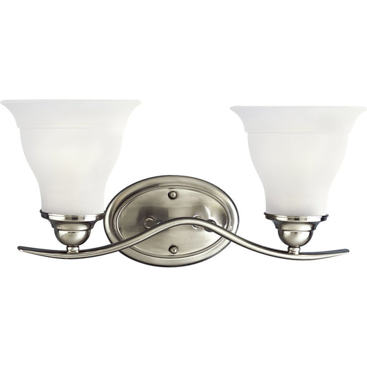 Progress Lighting P3191-09 Bath Fixture Two-light bath fixture