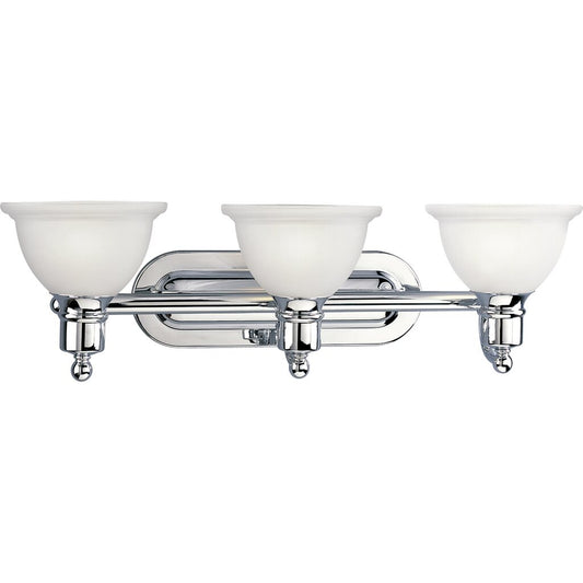 Progress Lighting P3163-15 Bath Fixture Polished Chrome Three-light