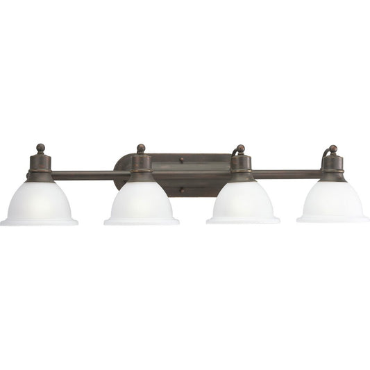 Progress Lighting P3164-20 Bath Fixture Antique Bronze Four-light wall