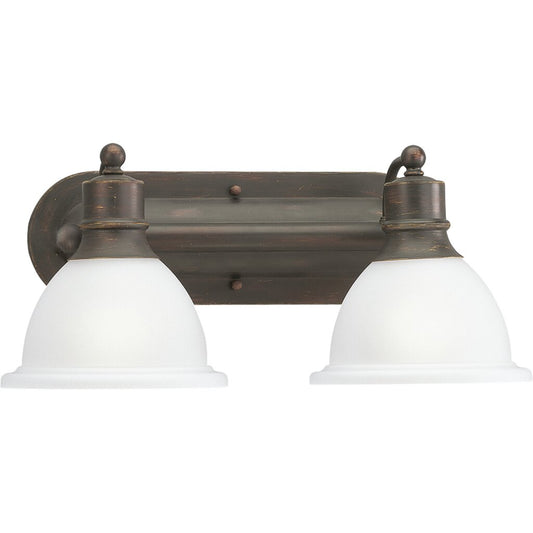 Progress Lighting P3162-20 Bath Fixture Antique Bronze Two-light wall