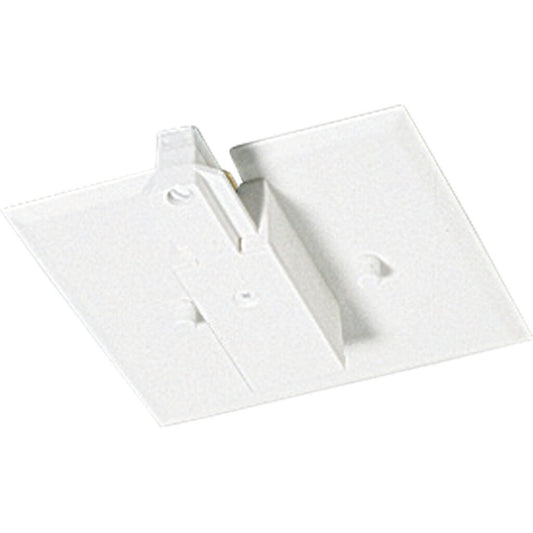 Progress Lighting P8745-28 Fixture White track accessory end feed with