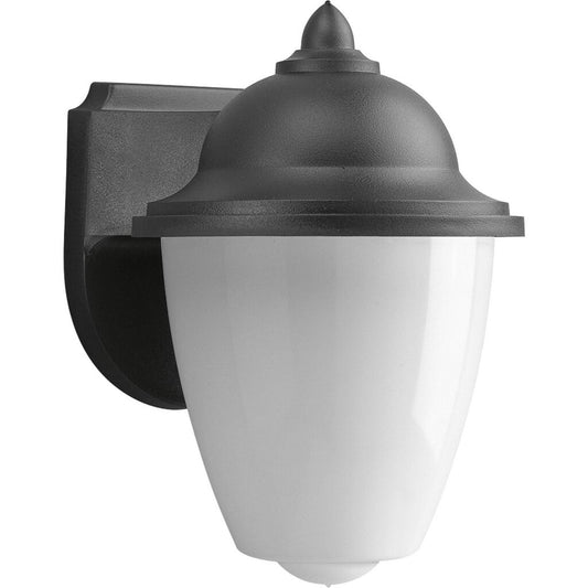 Progress Lighting P5844-31 Fixture A black one-light plastic wall