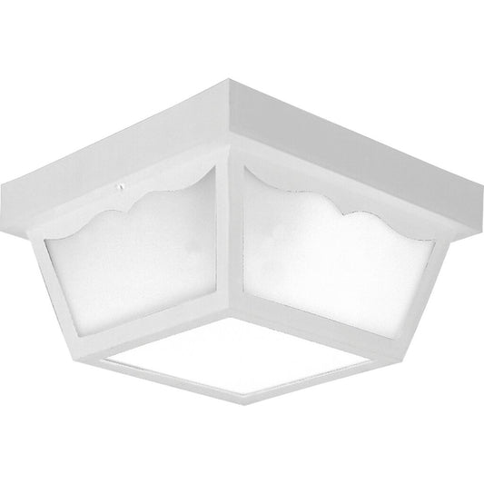 Progress Lighting P5745-30 Fixture A white two-light non-metallic